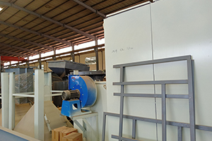 印度尼西亞石膏粉生產(chǎn)線制作完畢，驗(yàn)收合格，收到客戶發(fā)貨通知我們就可以定柜發(fā)貨了。